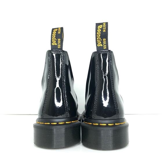 NIB Dr Martens Chelsea Pointed Toe Bianca Patent Lamper Boots Women’s 6 Shoes - Picture 6 of 12